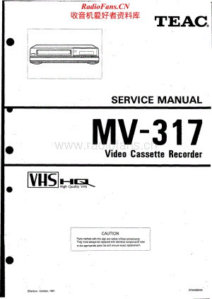 Teac-MV-317-Service-Manual电路原理图.pdf