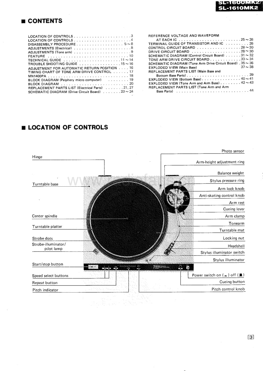 Technics-SL-1600_Mk2a-Service-Manual电路原理图.pdf_第3页