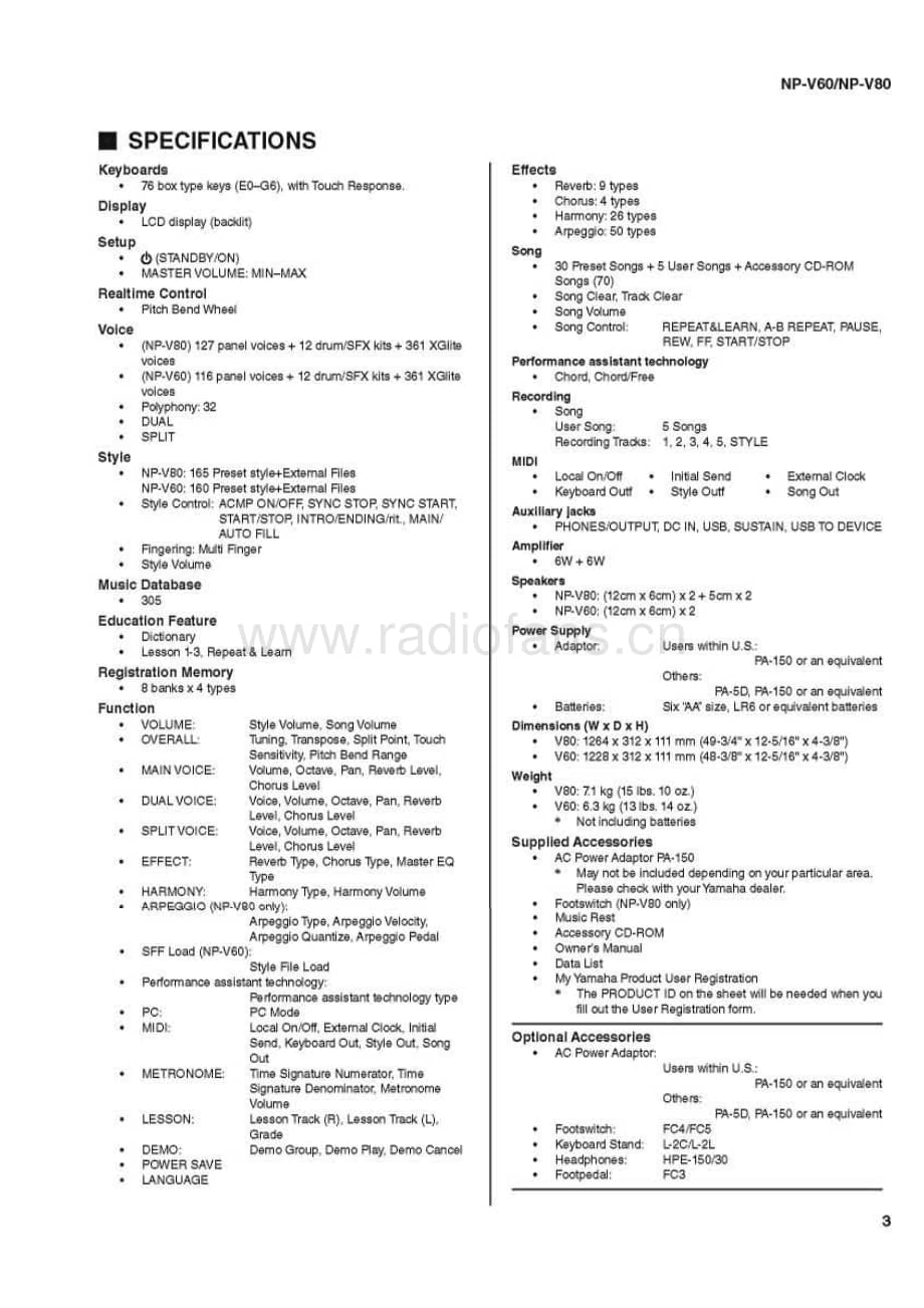 Yamaha-NP-V60-NP-V80-Service-Manual电路原理图.pdf_第3页