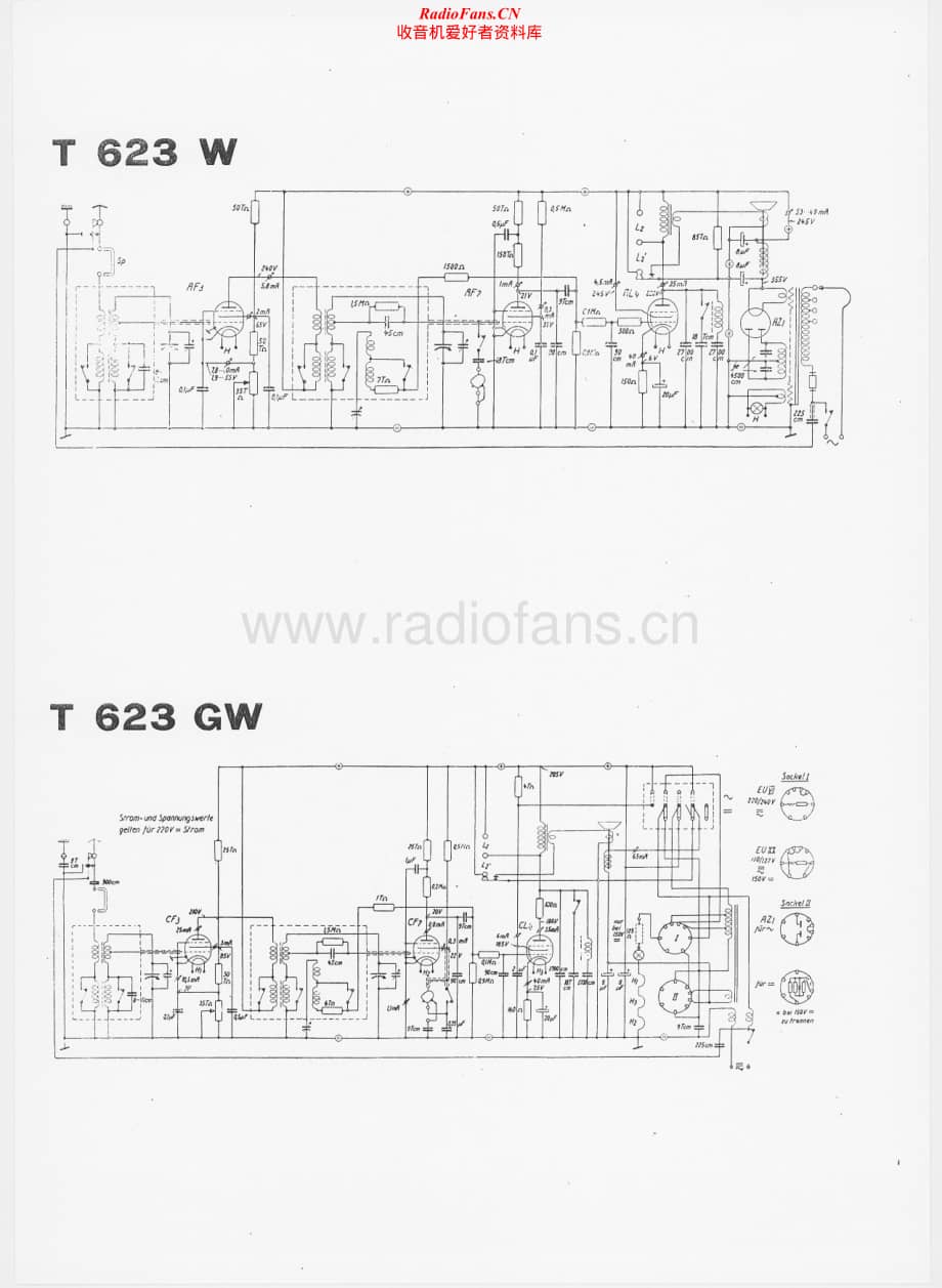 Telefunken-T623-W-Schematic电路原理图.pdf_第1页