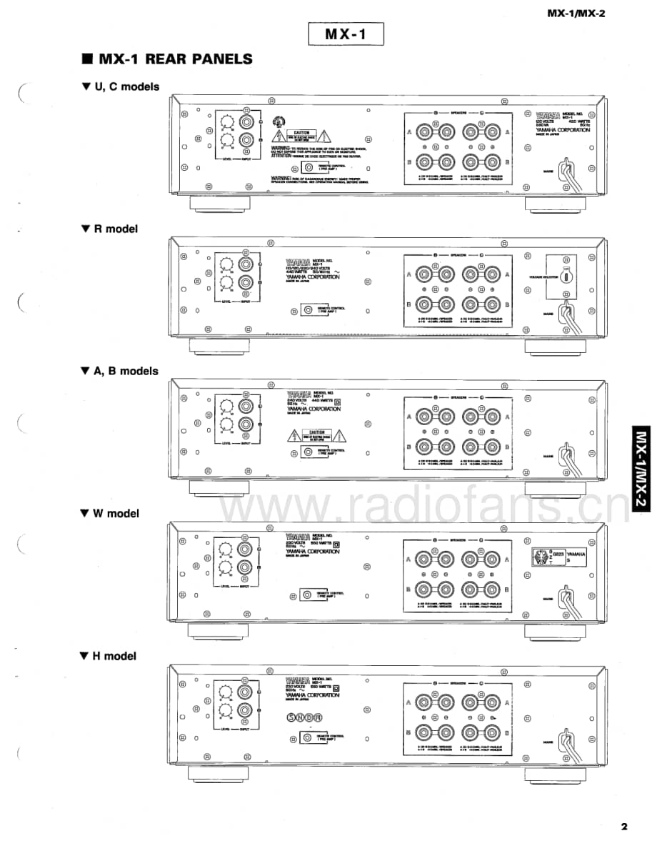 Yamaha-MX-2-Service-Manual电路原理图.pdf_第3页