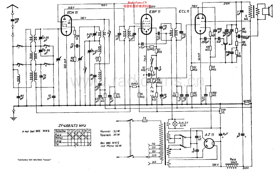 Telefunken-965-WK-Schematic电路原理图.pdf_第1页