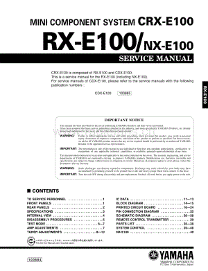 Yamaha-RXE-100-Service-Manual电路原理图.pdf