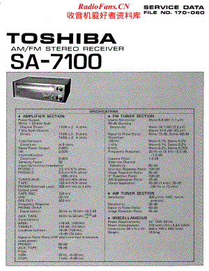 Toshiba-SA-7100-Service-Manual电路原理图.pdf