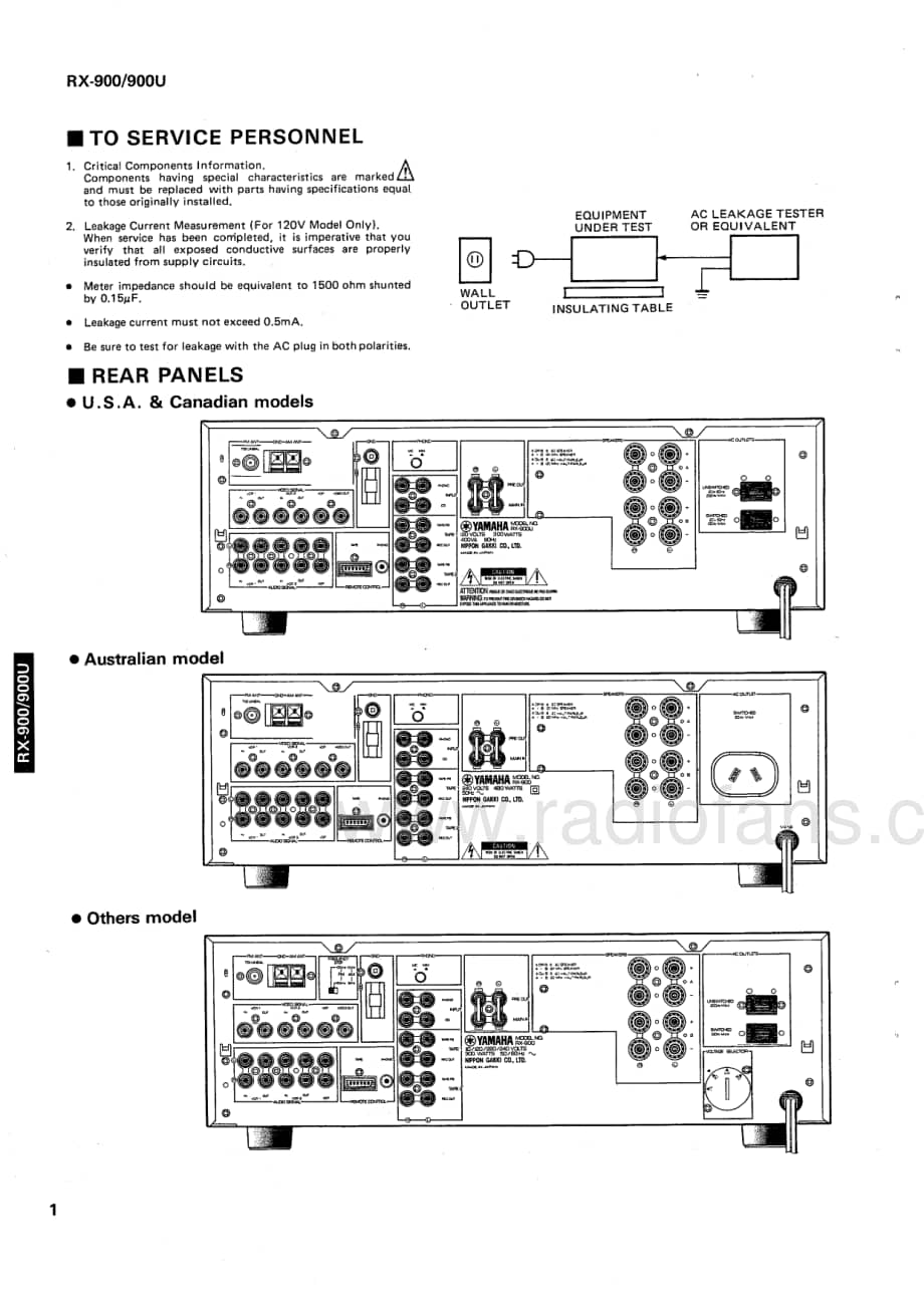 Yamaha-RX-900-Service-Manual电路原理图.pdf_第2页