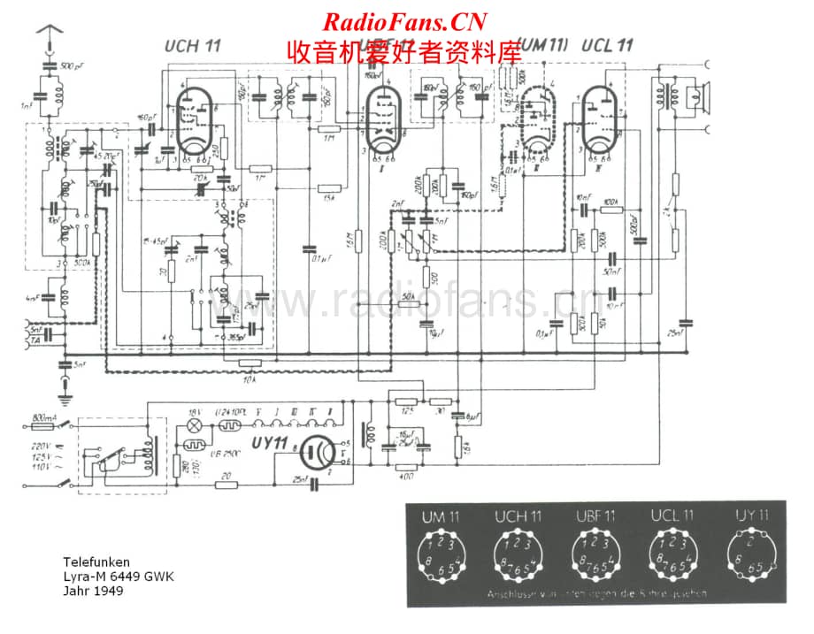 Telefunken-Lyra-M6449-GWK-Schematic电路原理图.pdf_第1页