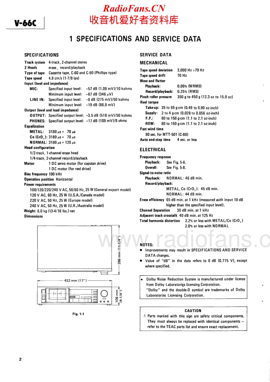 Teac-V-66C-Service-Manual电路原理图.pdf_第2页