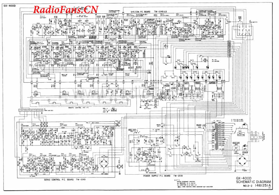 Akai-GX400D-tape-sch维修电路图 手册.pdf_第2页