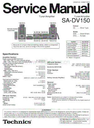 Technics-SADV-150-Service-Manual电路原理图.pdf