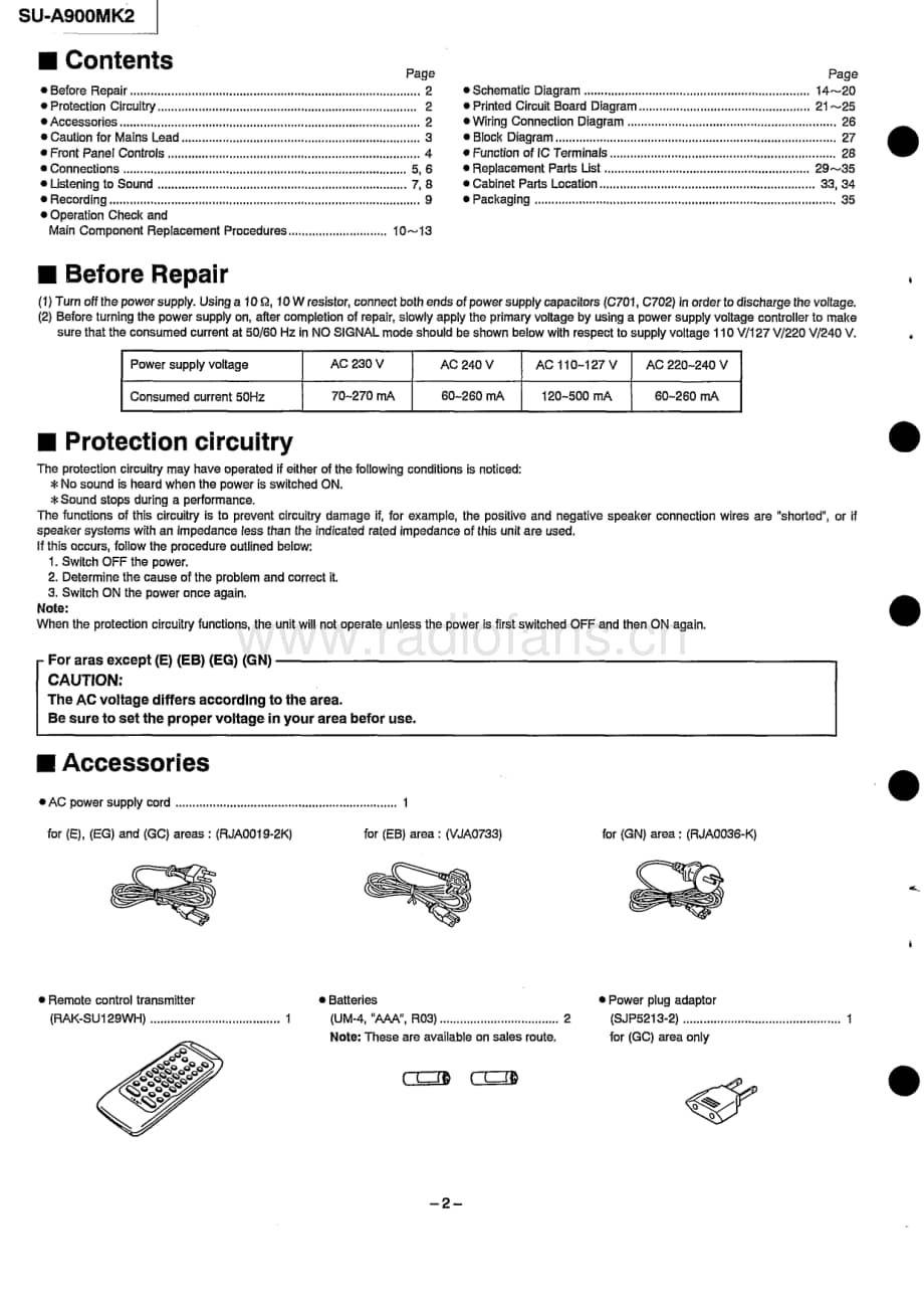 Technics-SUA-900-MkII-Service-Manual电路原理图.pdf_第2页