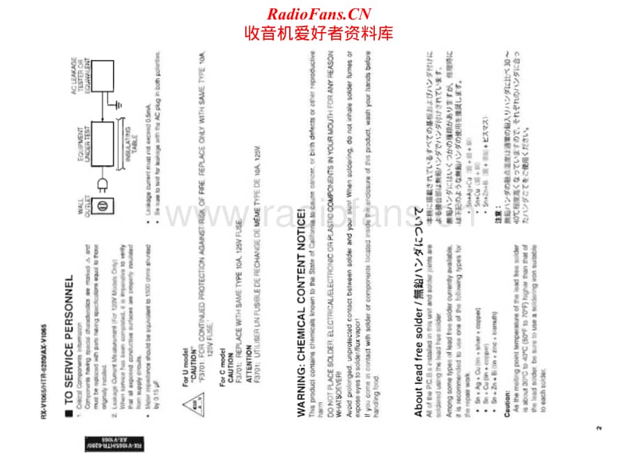 Yamaha-AXV-1065-Service-Manual电路原理图.pdf_第2页