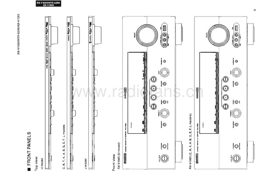 Yamaha-AXV-1065-Service-Manual电路原理图.pdf_第3页