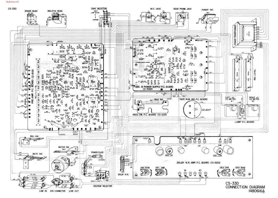 Akai-CS33D-tape-sm3维修电路图 手册.pdf_第2页