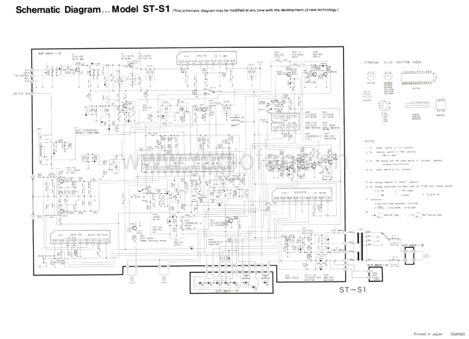 Technics-STS-1-Schematics电路原理图.pdf_第1页