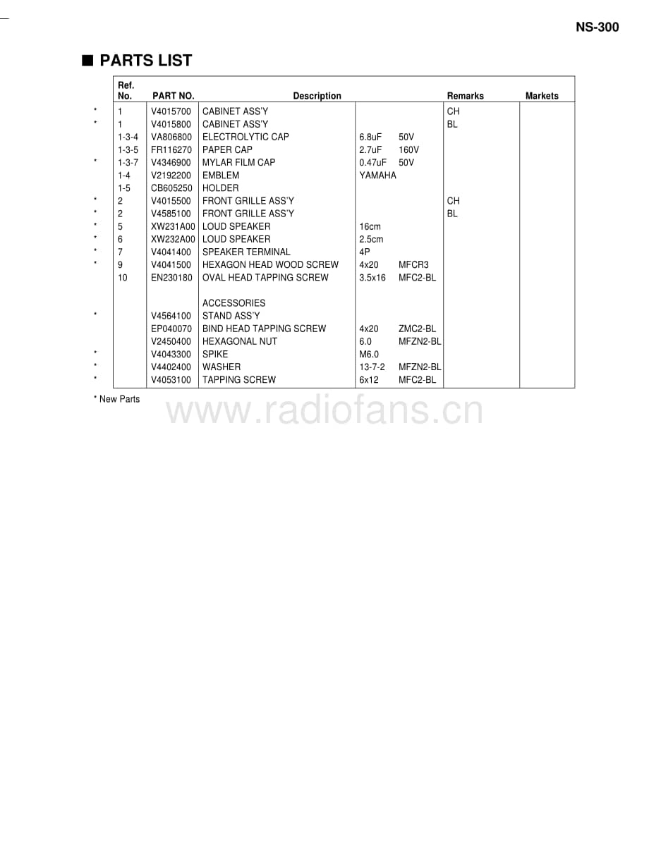 Yamaha-NS-300-Service-Manual电路原理图.pdf_第3页