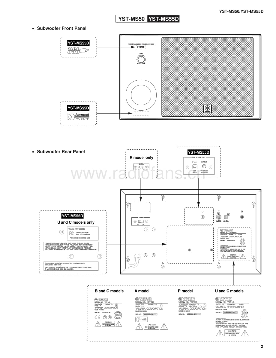 Yamaha-YSTMS-55-D-Service-Manual电路原理图.pdf_第3页