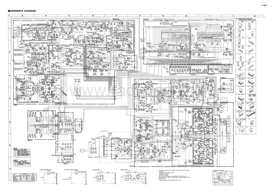 Yamaha-R-1000-Schematic电路原理图.pdf_第1页