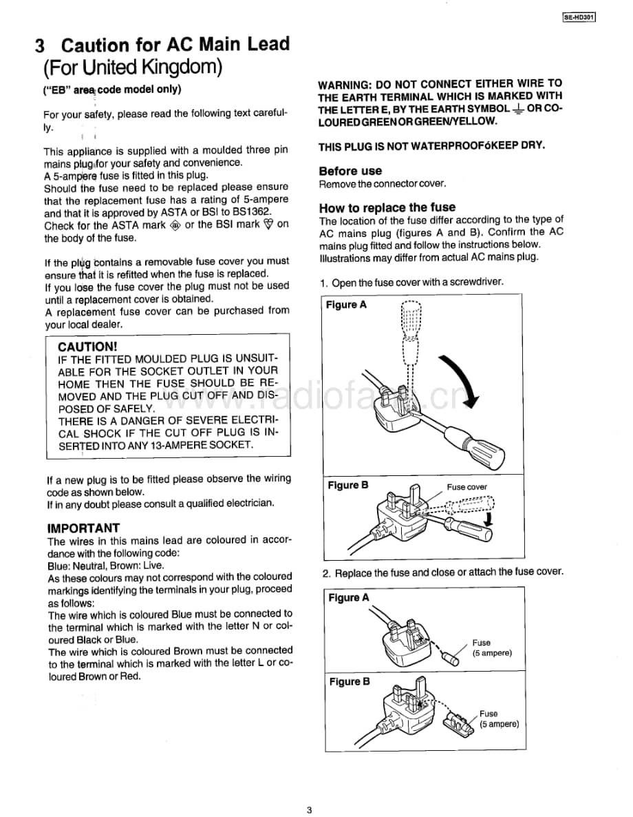 Technics-SEHD-301-Service-Manual电路原理图.pdf_第3页