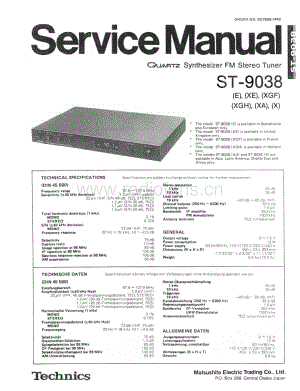Technics-ST-9038-Service-Manual电路原理图.pdf