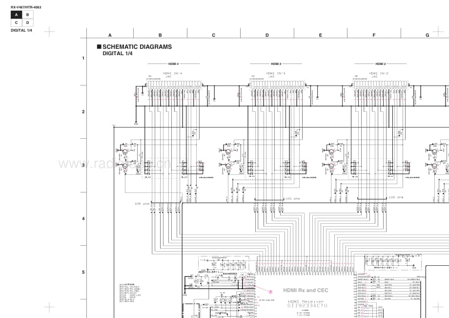 Yamaha-RXV-467-Schematic电路原理图.pdf_第2页