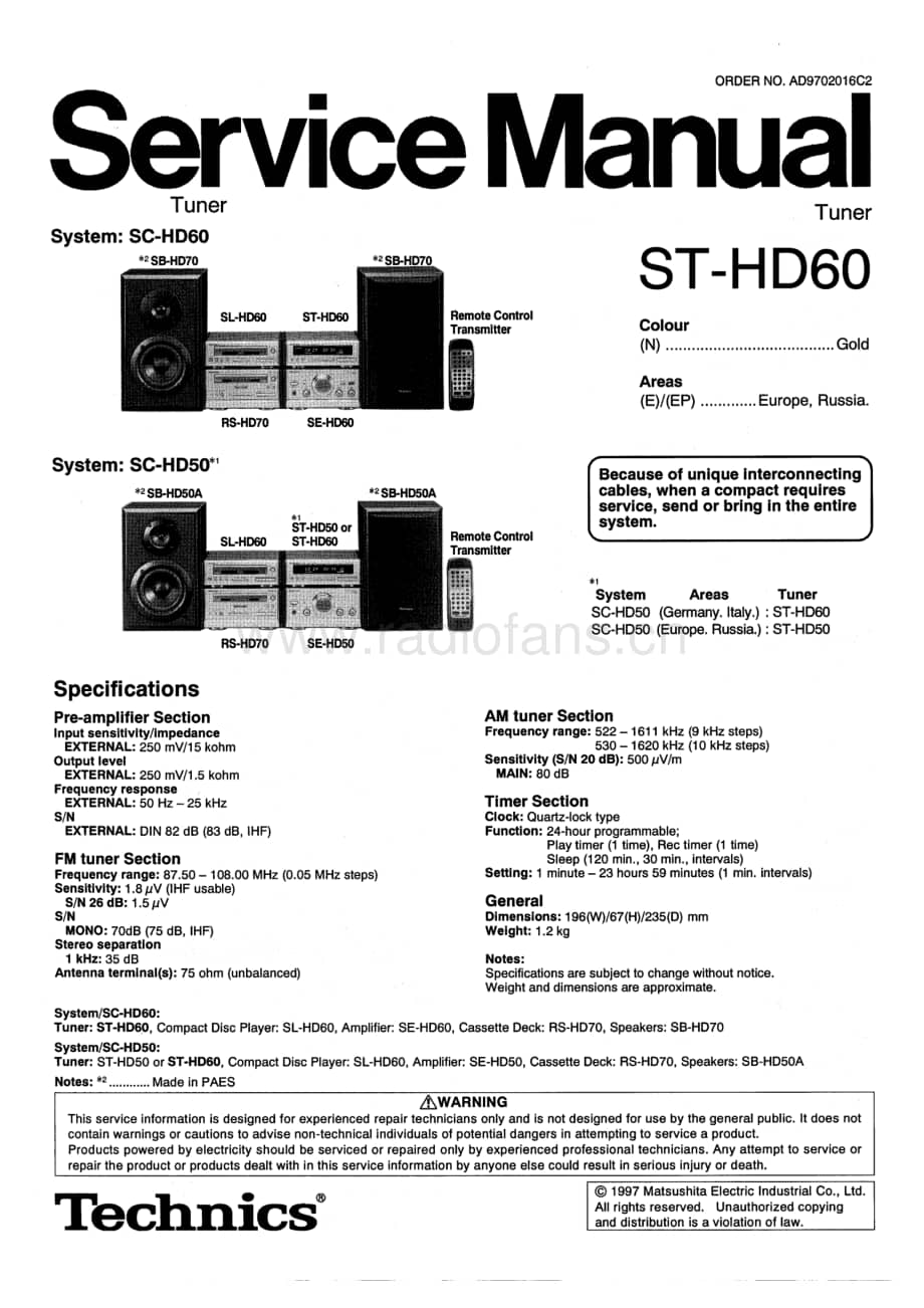 Technics-ST-HD-60-Service-Manual电路原理图.pdf_第1页