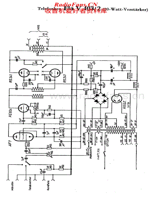 Telefunken-Ela-V403-2-Schematic电路原理图.pdf