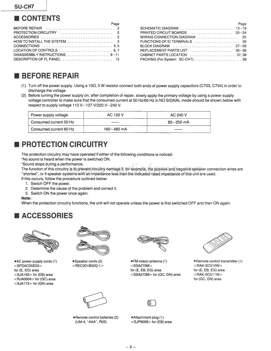 Technics-SUCH-7-Service-Manual电路原理图.pdf_第2页