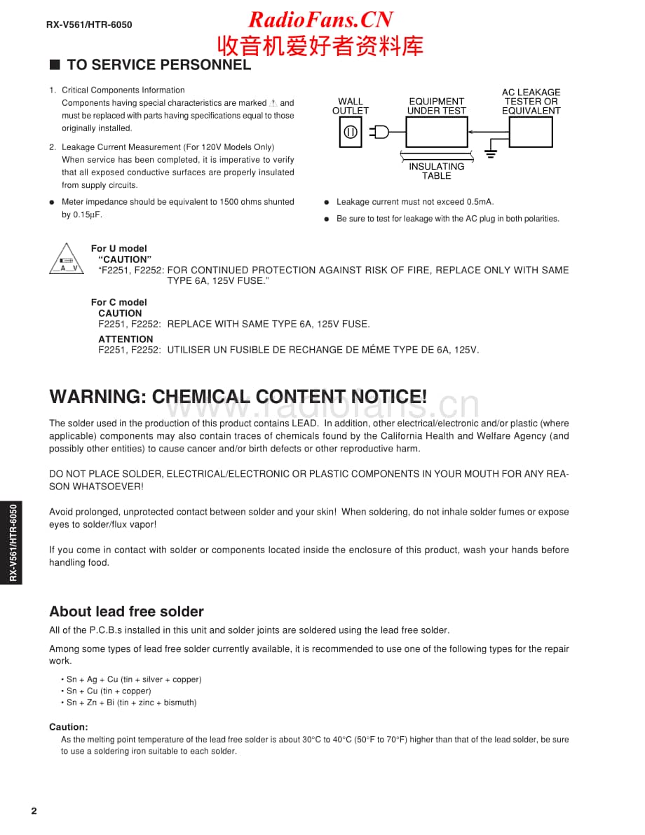 Yamaha-HTR-6050-Service-Manual电路原理图.pdf_第2页