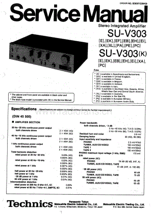 Technics-SUV-303-Service-Manual电路原理图.pdf