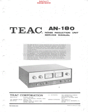 Teac-AN-180-Service-Manual电路原理图.pdf
