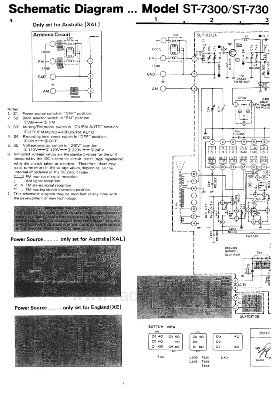 Technics-ST-730-Schematics电路原理图.pdf_第1页