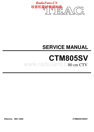 Teac-CT-M805-SV-Service-Manual电路原理图.pdf