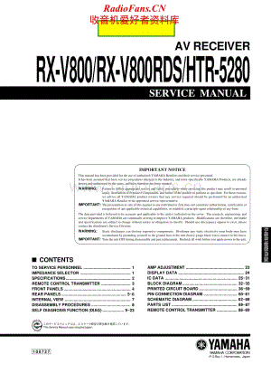 Yamaha-HTR-5280-Service-Manual电路原理图.pdf