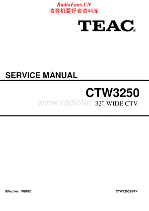 Teac-CT-W3250-Service-Manual电路原理图.pdf