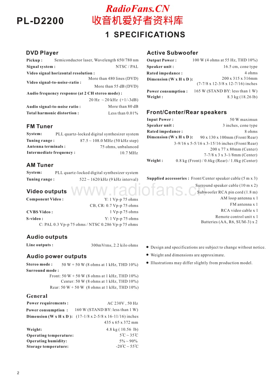 Teac-PL-D2200-Service-Manual电路原理图.pdf_第2页