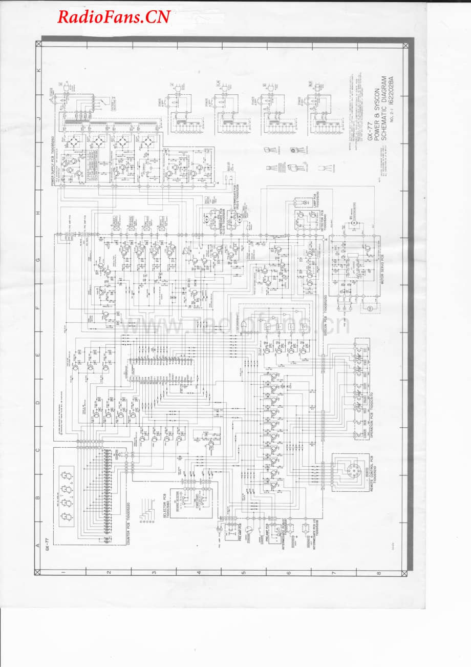 Akai-GX77-tape-sch维修电路图 手册.pdf_第1页