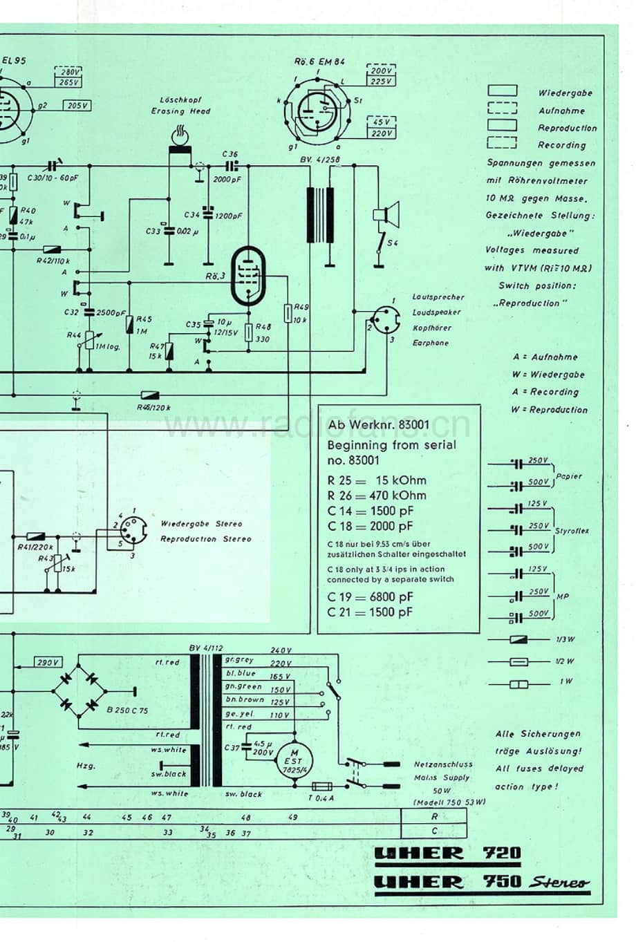 Uher-CV-720-Schematic电路原理图.pdf_第3页