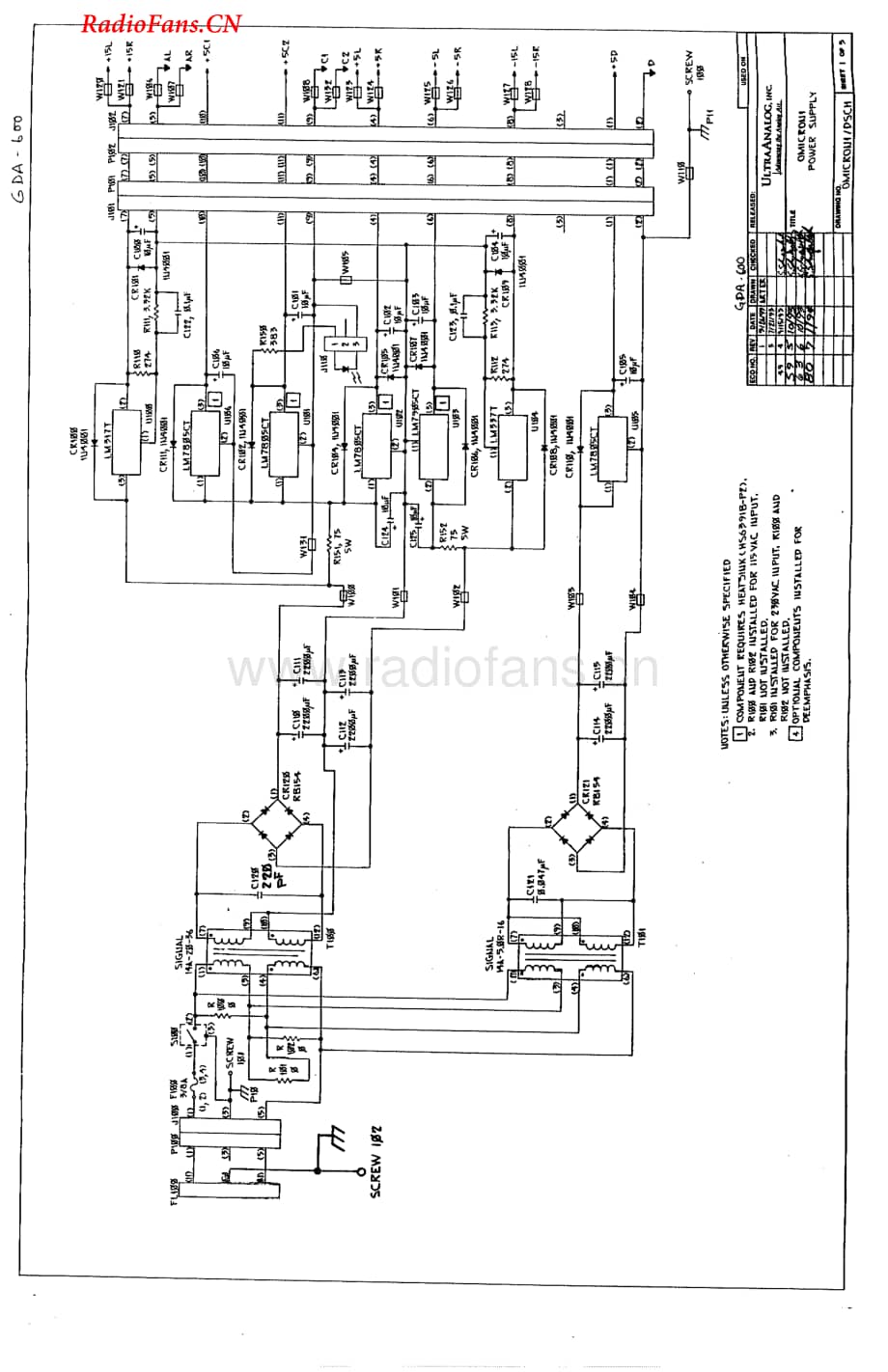 Adcom-GDA600-dac-sch维修电路图 手册.pdf_第1页