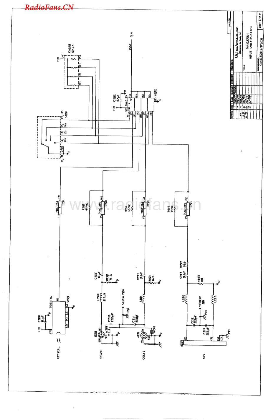 Adcom-GDA600-dac-sch维修电路图 手册.pdf_第2页