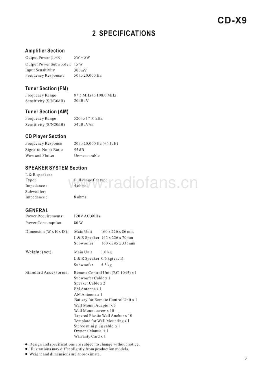 Teac-CD-X9-Service-Manual电路原理图.pdf_第3页