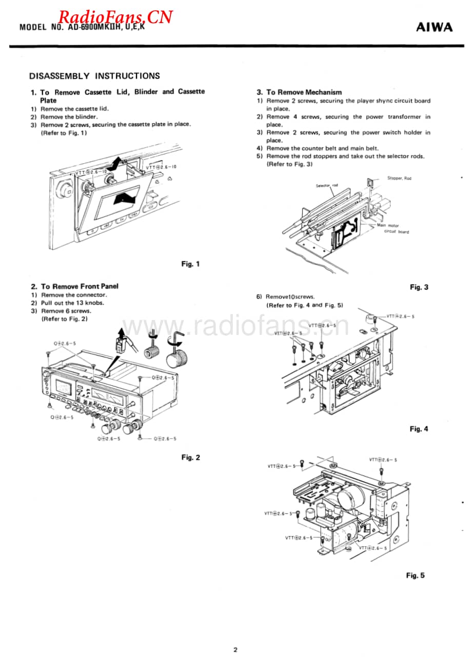 Aiwa-AD6900MKII-tape-sm维修电路图 手册.pdf_第2页