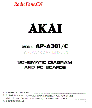 Akai-AP301-tt-sch维修电路图 手册.pdf