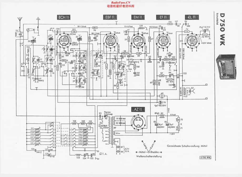 Telefunken-D750-WK-Schematic电路原理图.pdf_第1页