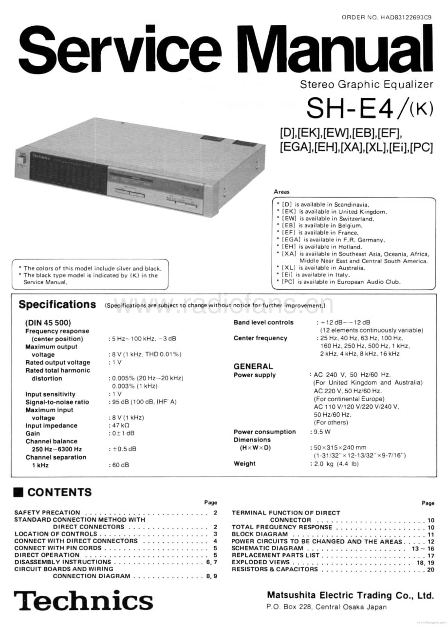 Technics-SHE-4-Service-Manual电路原理图.pdf_第1页