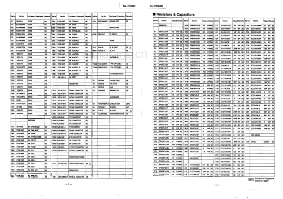 Technics-SLPD-888-Service-Manual电路原理图.pdf_第3页