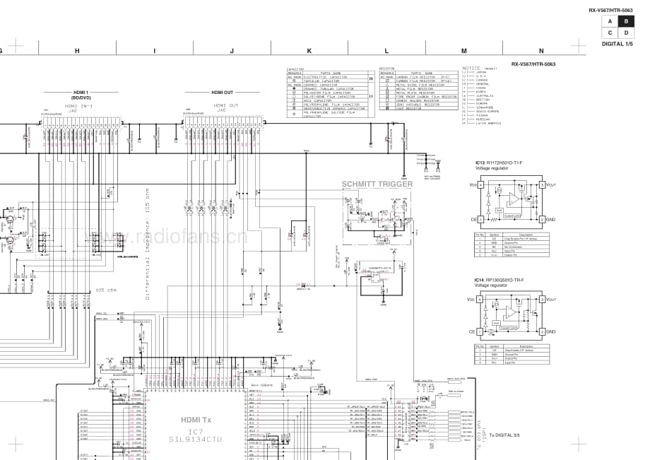 Yamaha-HTR-5063-Schematic电路原理图.pdf_第3页