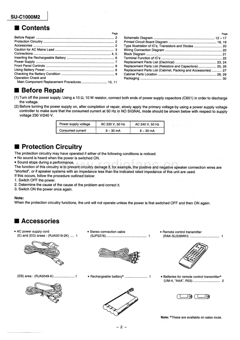 Technics-SUC-1000-Mk2-Service-Manual电路原理图.pdf_第2页