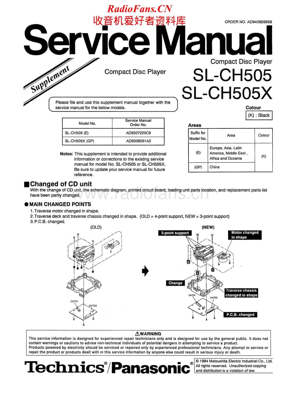 Technics-SLCH-505-X-Service-Manual电路原理图.pdf_第1页