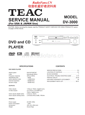 Teac-DV-3000-Service-Manual-2电路原理图.pdf