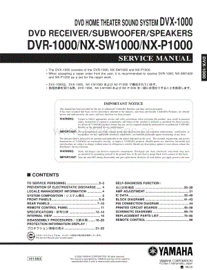 Yamaha-DVX-1000-Service-Manual电路原理图.pdf